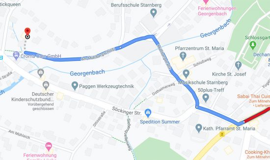 Anfahrt - Dr. Daniela Riess-Beger